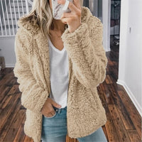 Fluffy Women's Hoodie Vest - Sofia-Pink-S-State of Style