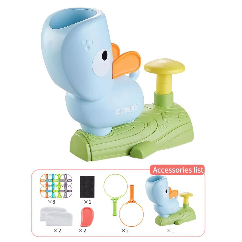Throwing-disc toy for children, battery-free – suitable for indoor and outdoor use