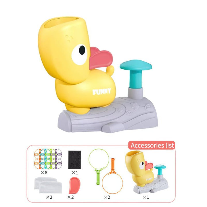 Throwing-disc toy for children, battery-free – suitable for indoor and outdoor use