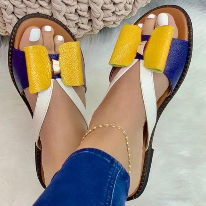 FlySlide | Cozy Butterfly Design Slippers-Gold-4.5-State of Style