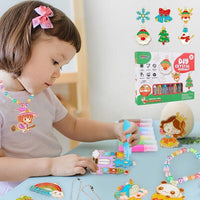 Creative craft kit for children – make your own sparkly hanging decorations