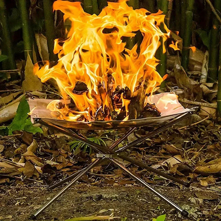 Foldable Campfire Stand - FireFlex-State of Style