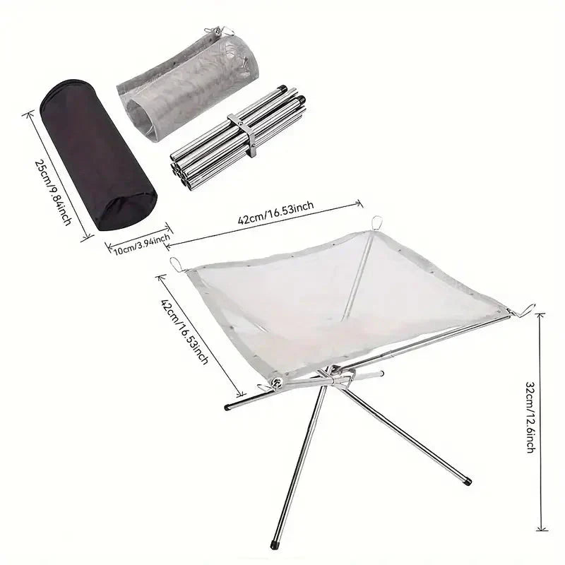 Foldable Campfire Stand - FireFlex-State of Style