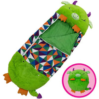 Foldable Kids' Sleeping Bag in Animal Shape – Snoozi-Dinosaur-135x50cm-State of Style