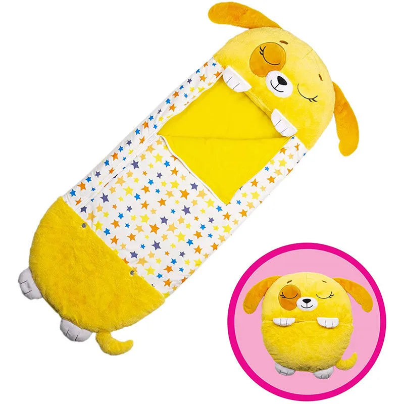 Foldable Kids' Sleeping Bag in Animal Shape – Snoozi-Dog-135x50cm-State of Style