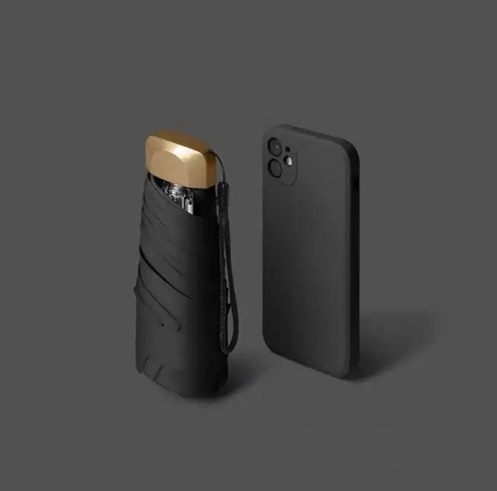 Foldable Mini Umbrella for On-the-Go – Pico-Black-State of Style