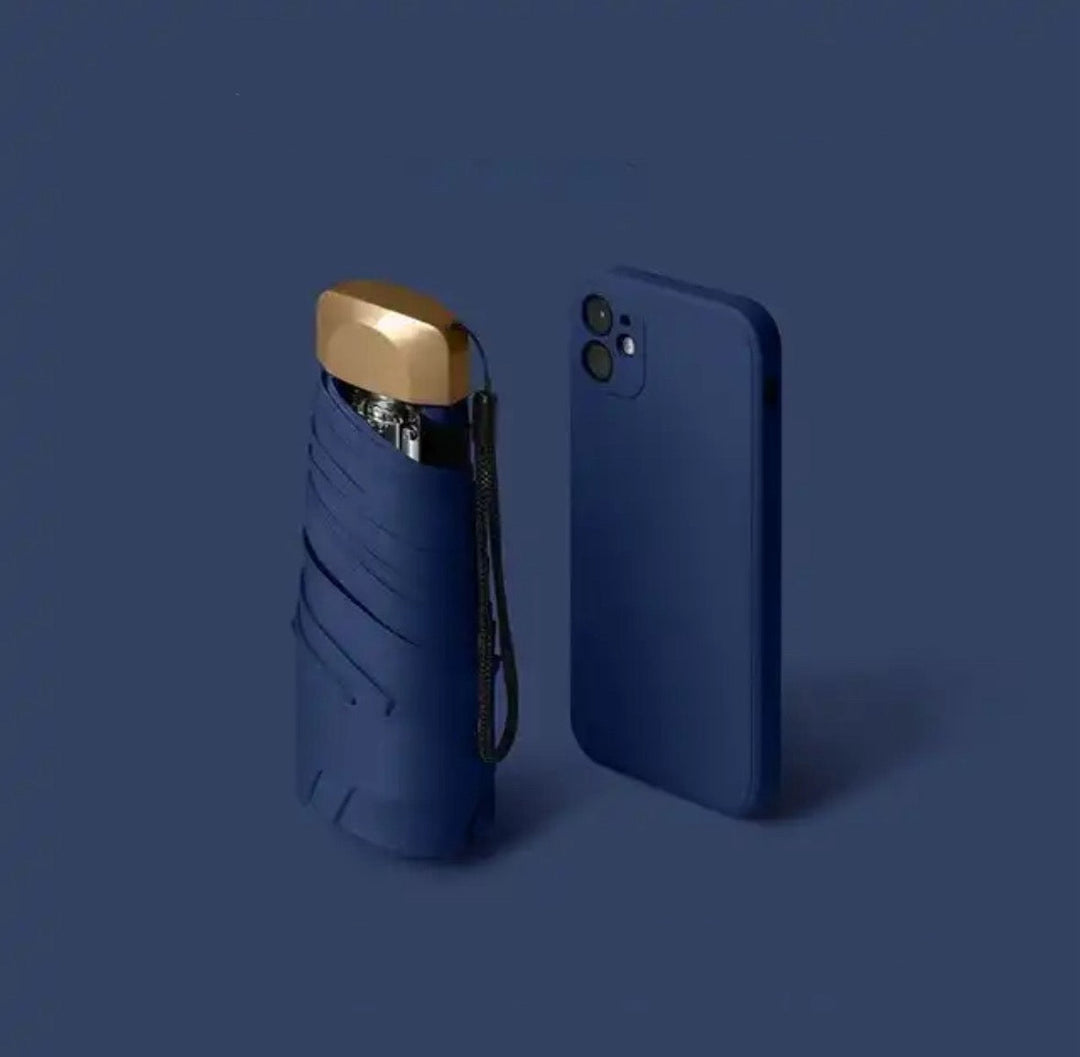 Foldable Mini Umbrella for On-the-Go – Pico-Blue-State of Style