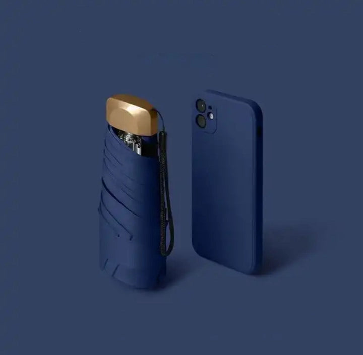 Foldable Mini Umbrella for On-the-Go – Pico-Blue-State of Style
