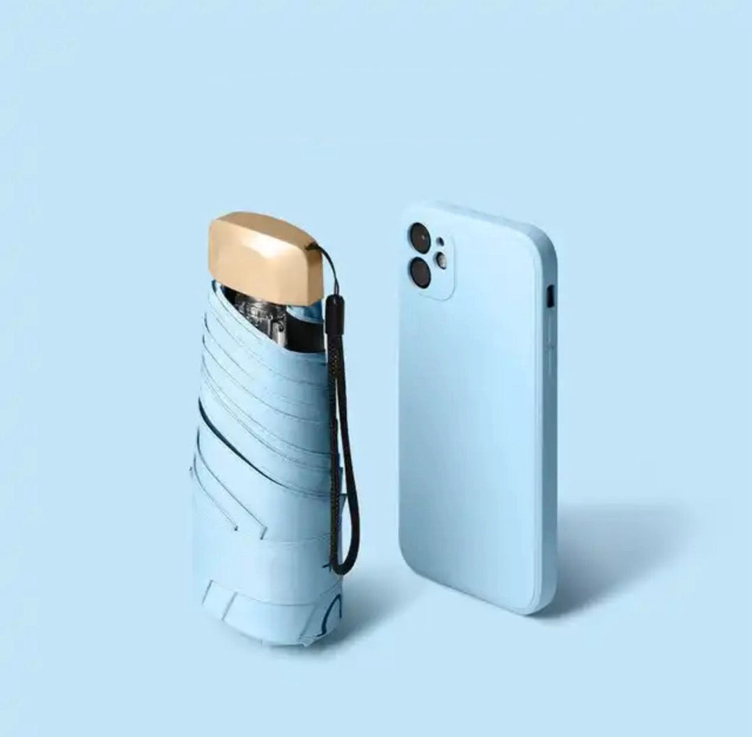 Foldable Mini Umbrella for On-the-Go – Pico-Light blue-State of Style