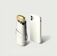 Foldable Mini Umbrella for On-the-Go – Pico-White-State of Style