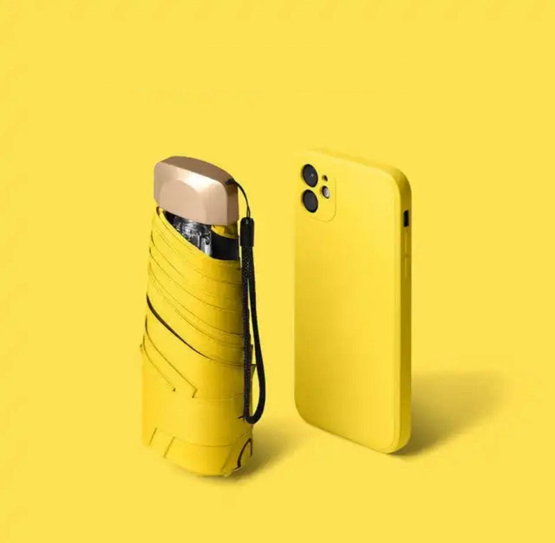 Foldable Mini Umbrella for On-the-Go – Pico-Yellow-State of Style