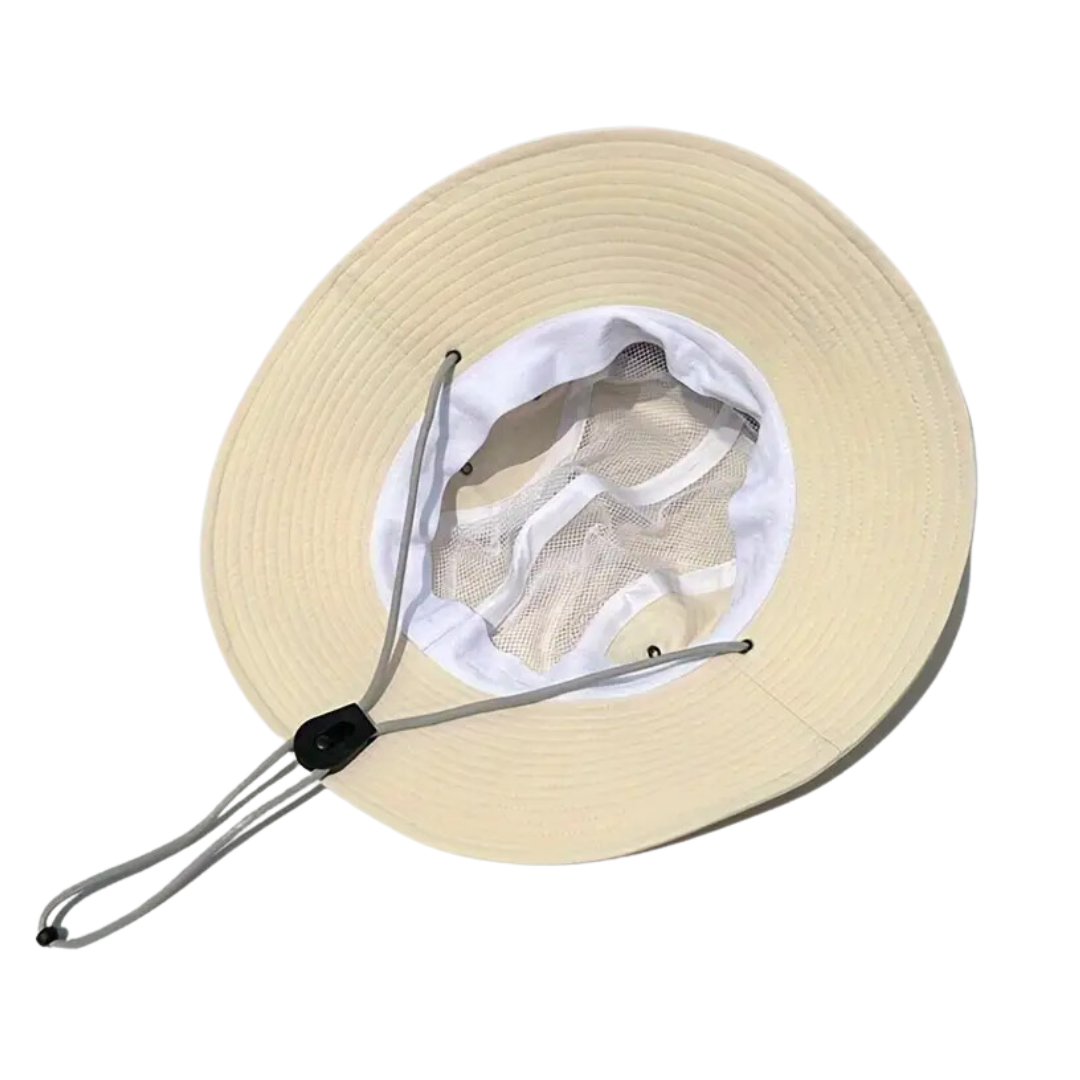 Foldable outdoor sun hat with UV protection – SunGuard Explorer-Camel-State of Style