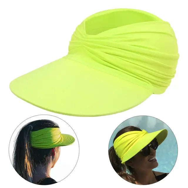 Foldable sun hat with a large brim and UV protection – Babes-Camel-One size fits all-State of Style