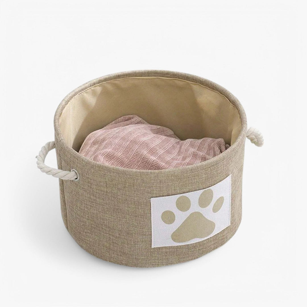 Foldable Toy Basket with Rope Handle – Livia-State of Style