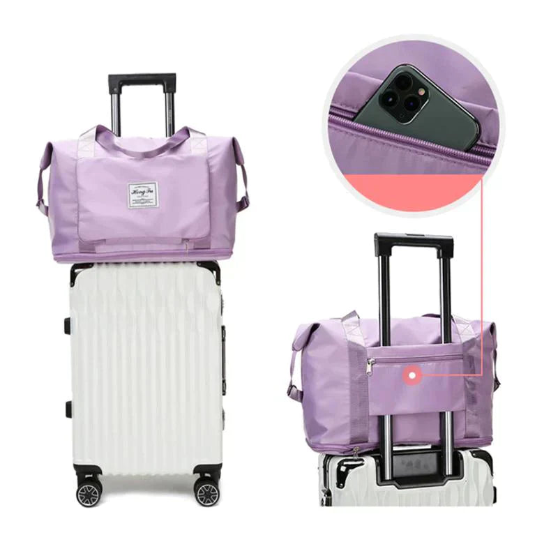Foldable Travel Bag - FlexiCarry-Black-State of Style
