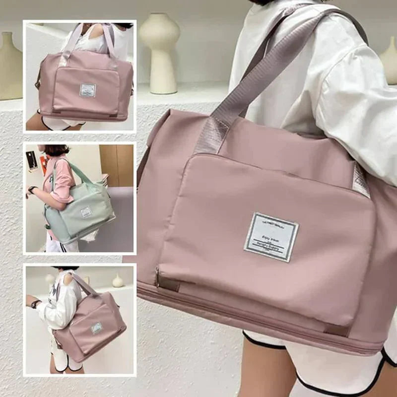 Foldable Travel Bag - FlexiCarry-Black-State of Style