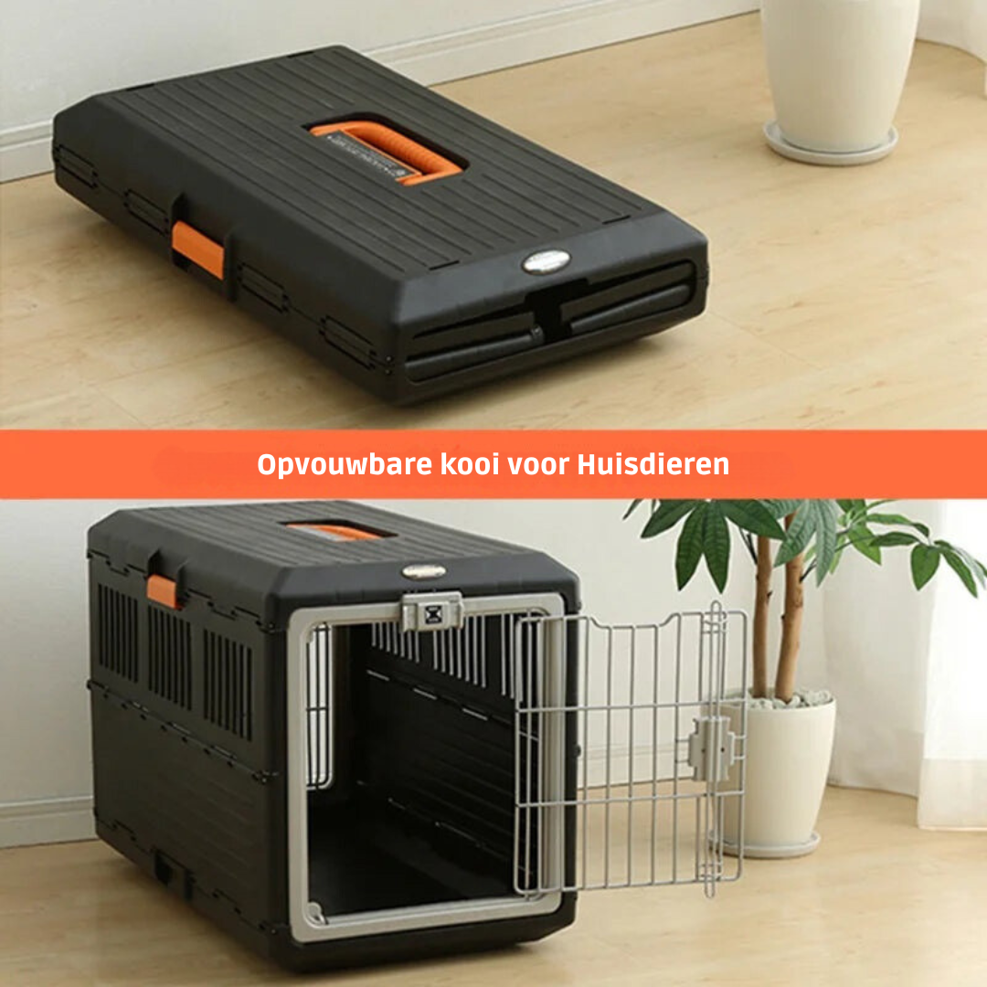 Foldable Travel Basket for Dogs and Cats - PetVoyager-Less than 12 kg-State of Style
