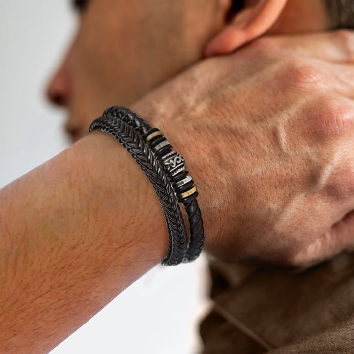FOR MY SON - LOVE YOU FOREVER - BRACELET-Standard-19cm-State of Style