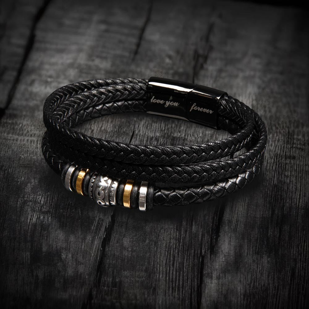 FOR MY SON - LOVE YOU FOREVER - BRACELET-Standard-19cm-State of Style