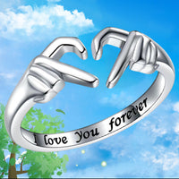 Forever Love Heart Ring | Romantic Jewellery for Women-Silver-State of Style