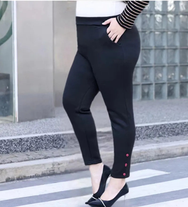 Formal Plus Size Office Trousers – Professional & Comfortable Fit-Red-Summer-3XL-State of Style