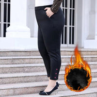 Formal Plus Size Office Trousers – Professional & Comfortable Fit-Red-Winter-3XL-State of Style