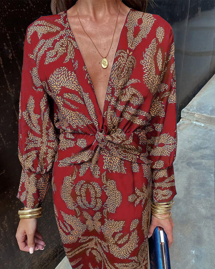Formal Summer Dress with Timeless Class – Amara-Red-S-State of Style