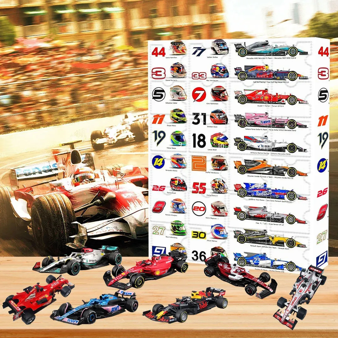 Formula 1 advent calendar with collectables – for true motorsport fans