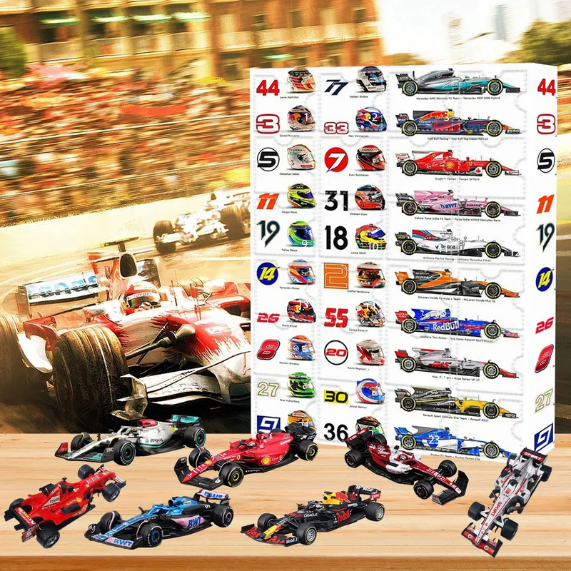 Formula 1 advent calendar with collectables – for true motorsport fans