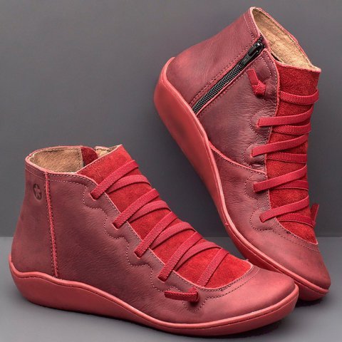 FransiensBoots | Warm & Stylish Women's Boots-Red-4.5-State of Style