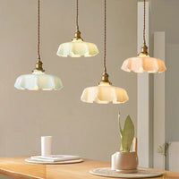 French Brass Pendant Light - BrassChic-Cream Yellow-Warm White-State of Style