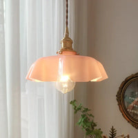 French Brass Pendant Light - BrassChic-Cream Yellow-Warm White-State of Style