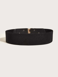 French Twist Elastic Waist Cincher Belt – Stylish & Comfortable-Black-70 cm-State of Style