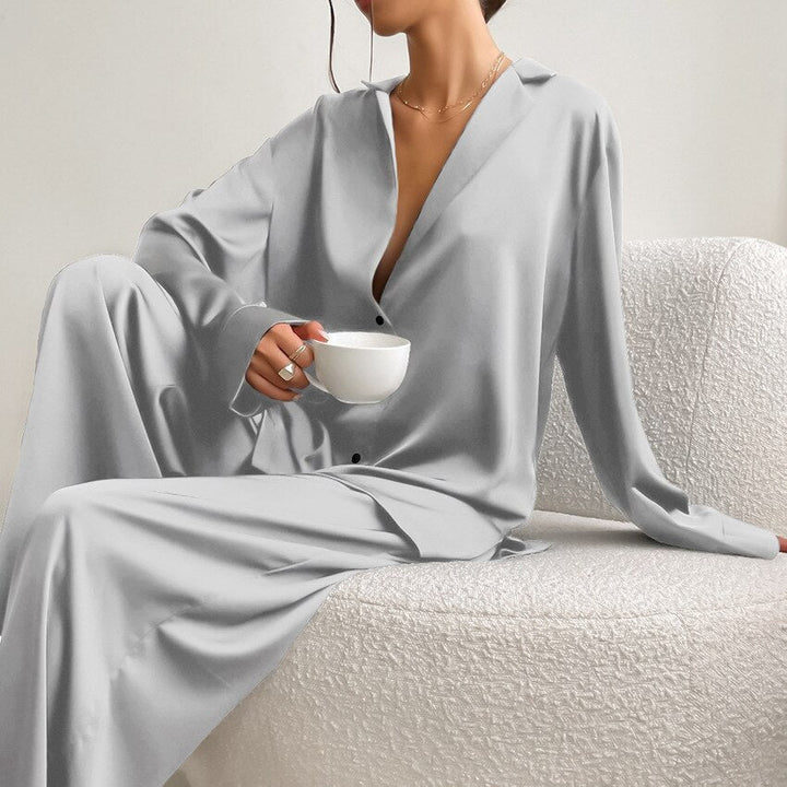FrenchinsPyjama | Soft & Stylish Pajama Set for Women-Grey-S-State of Style