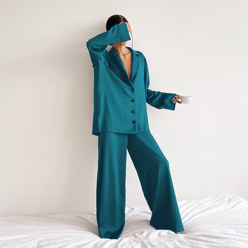 FrenchinsPyjama | Soft & Stylish Pajama Set for Women-Light Green-S-State of Style