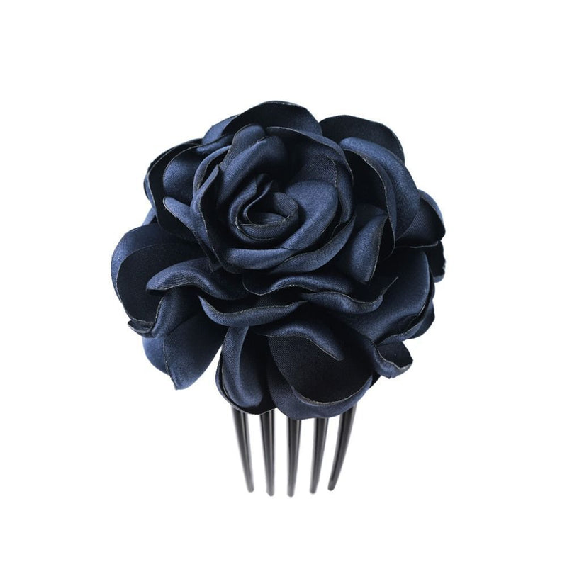 Frieda Traditional Hair Accessories – Retro Floral Hair Clips-Purple-State of Style
