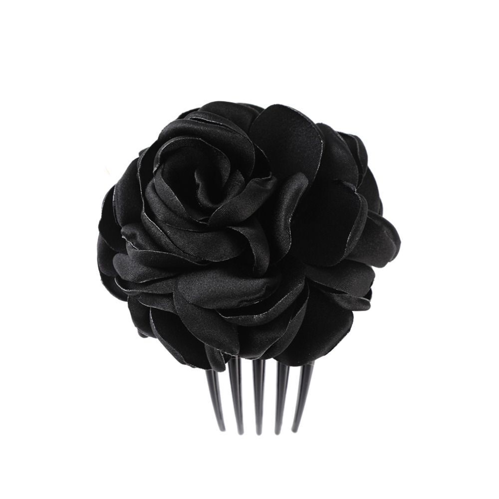 Frieda Traditional Hair Accessories – Retro Floral Hair Clips-Purple-State of Style