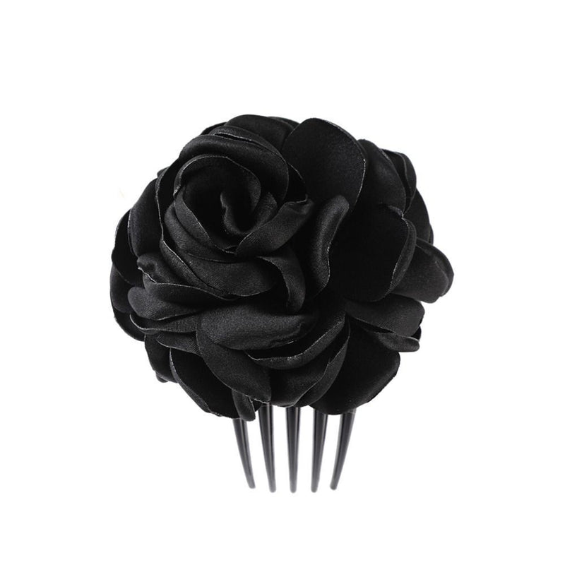 Frieda Traditional Hair Accessories – Retro Floral Hair Clips-Purple-State of Style
