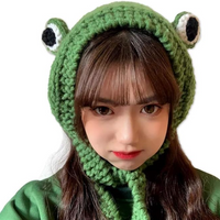 FrogHeat Hand-Knitted Frog Ear-Warming Headband-State of Style