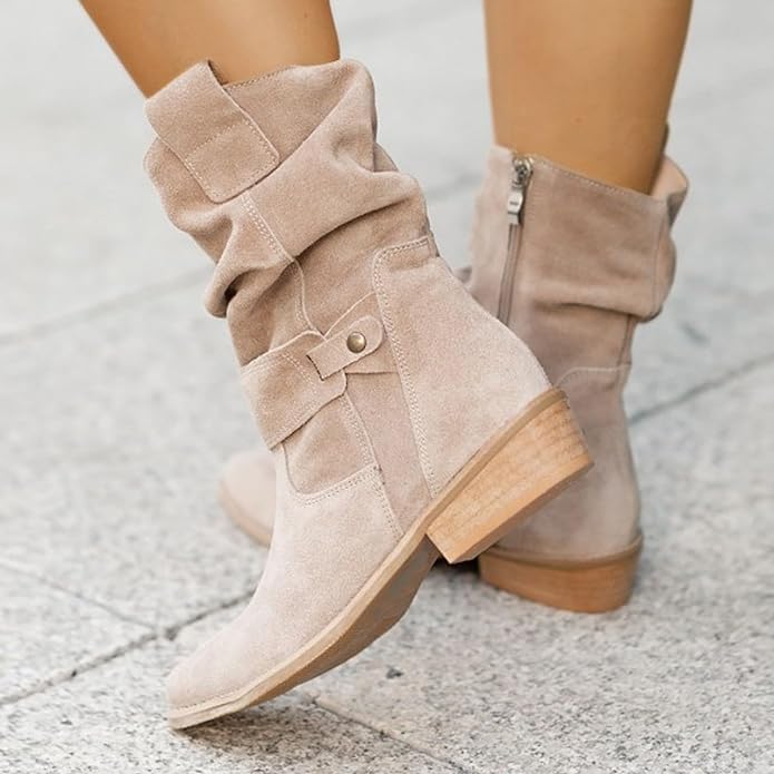 FrostStyle Boot | Stylish Mid-Calf Winter Boots for Women-Beige-2.5-State of Style