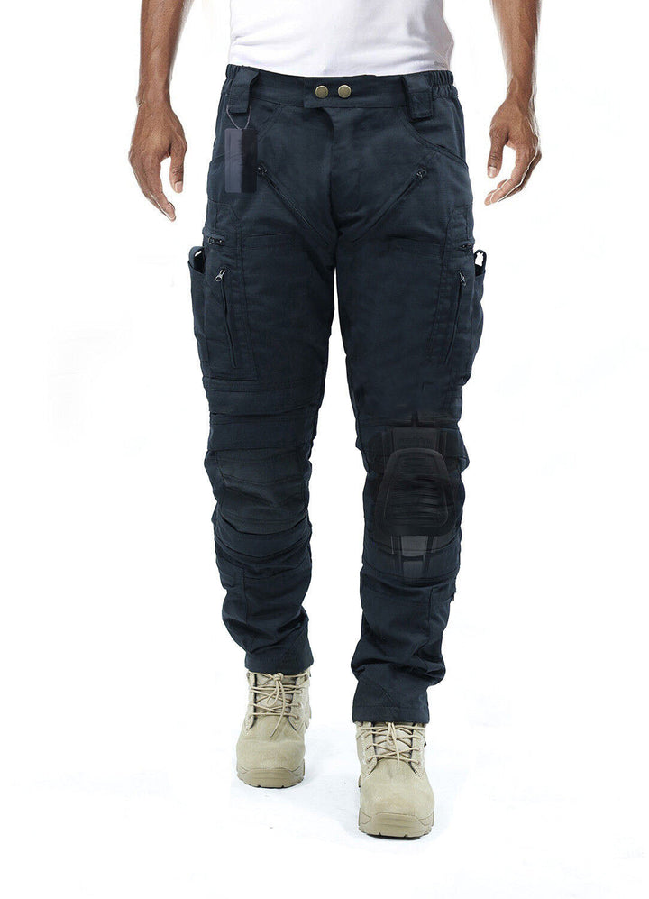 Functional Cargo Trousers for Men - Liam-Black-S-State of Style