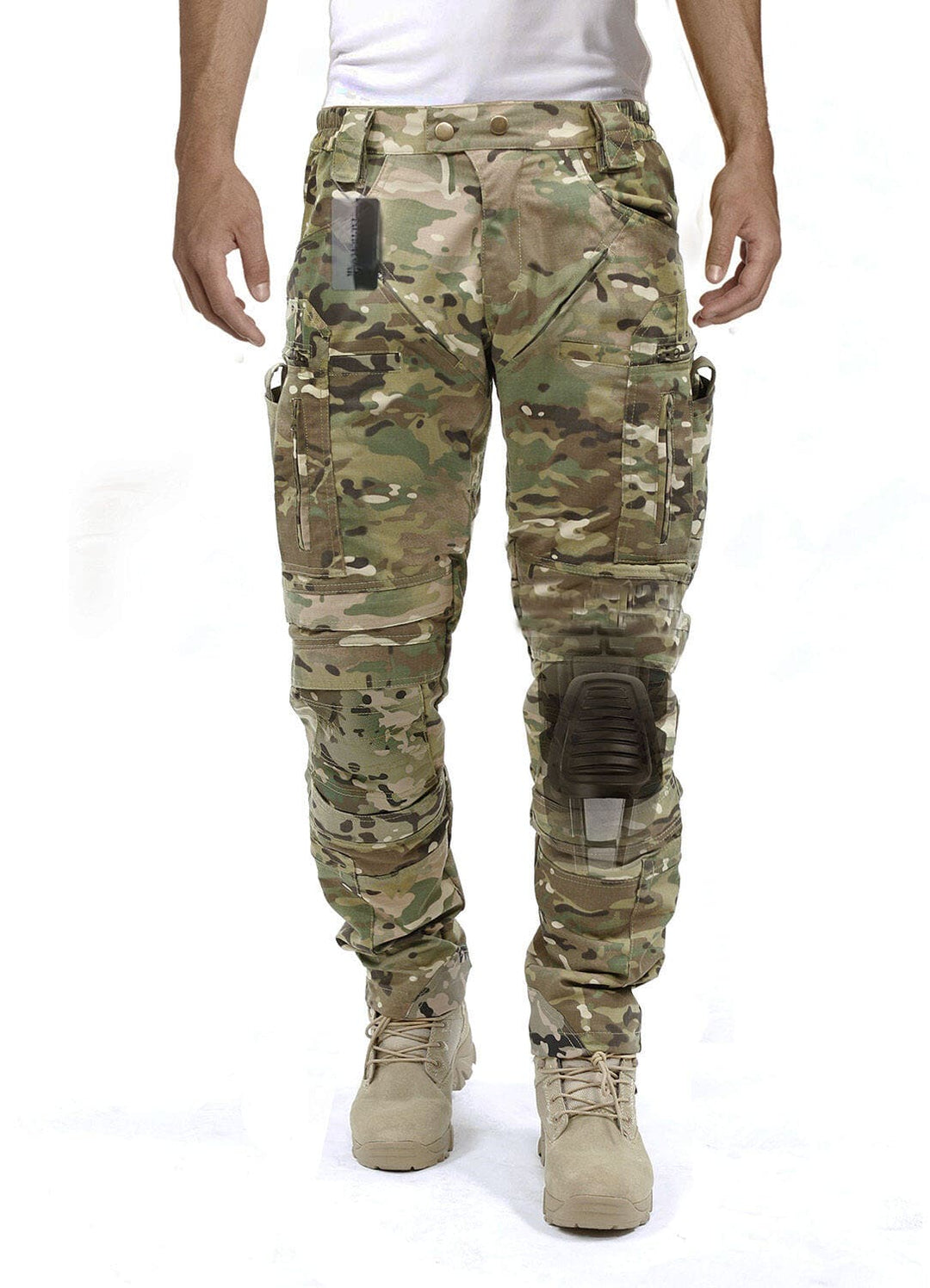Functional Cargo Trousers for Men - Liam-Green B-S-State of Style