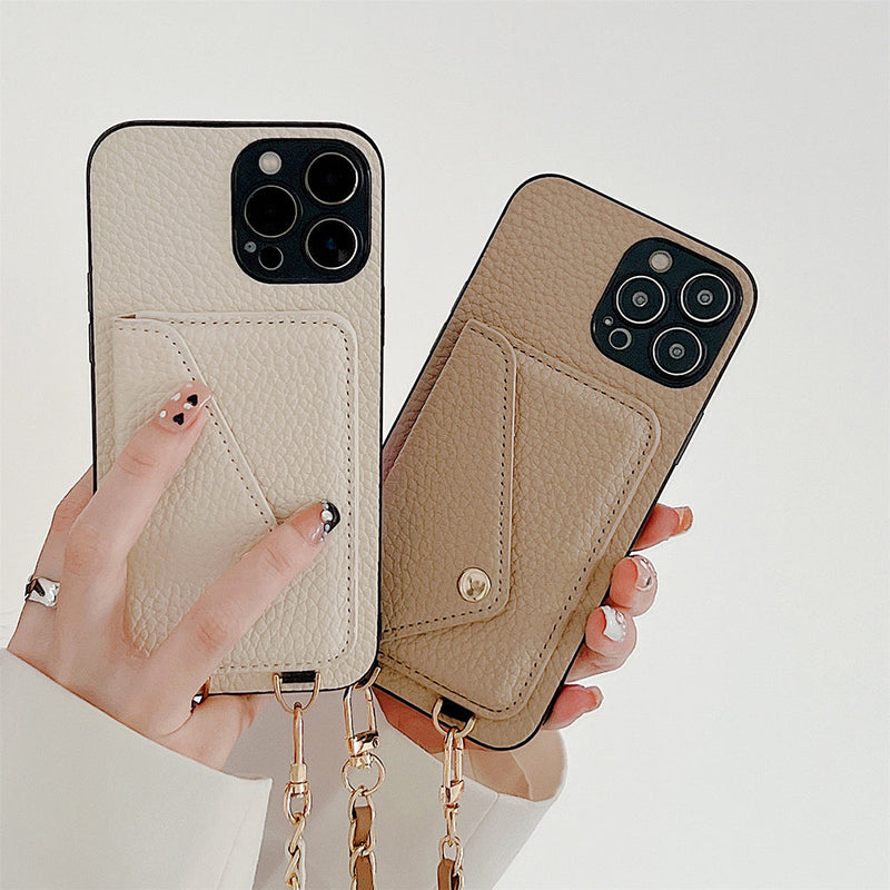 Functional iPhone Case with Wallet - Celeste-Beige-iPhone 7-State of Style