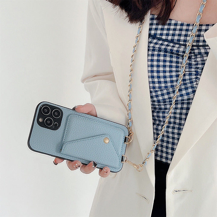 Functional iPhone Wallet Case - Celeste-Blue-iPhone 7-State of Style