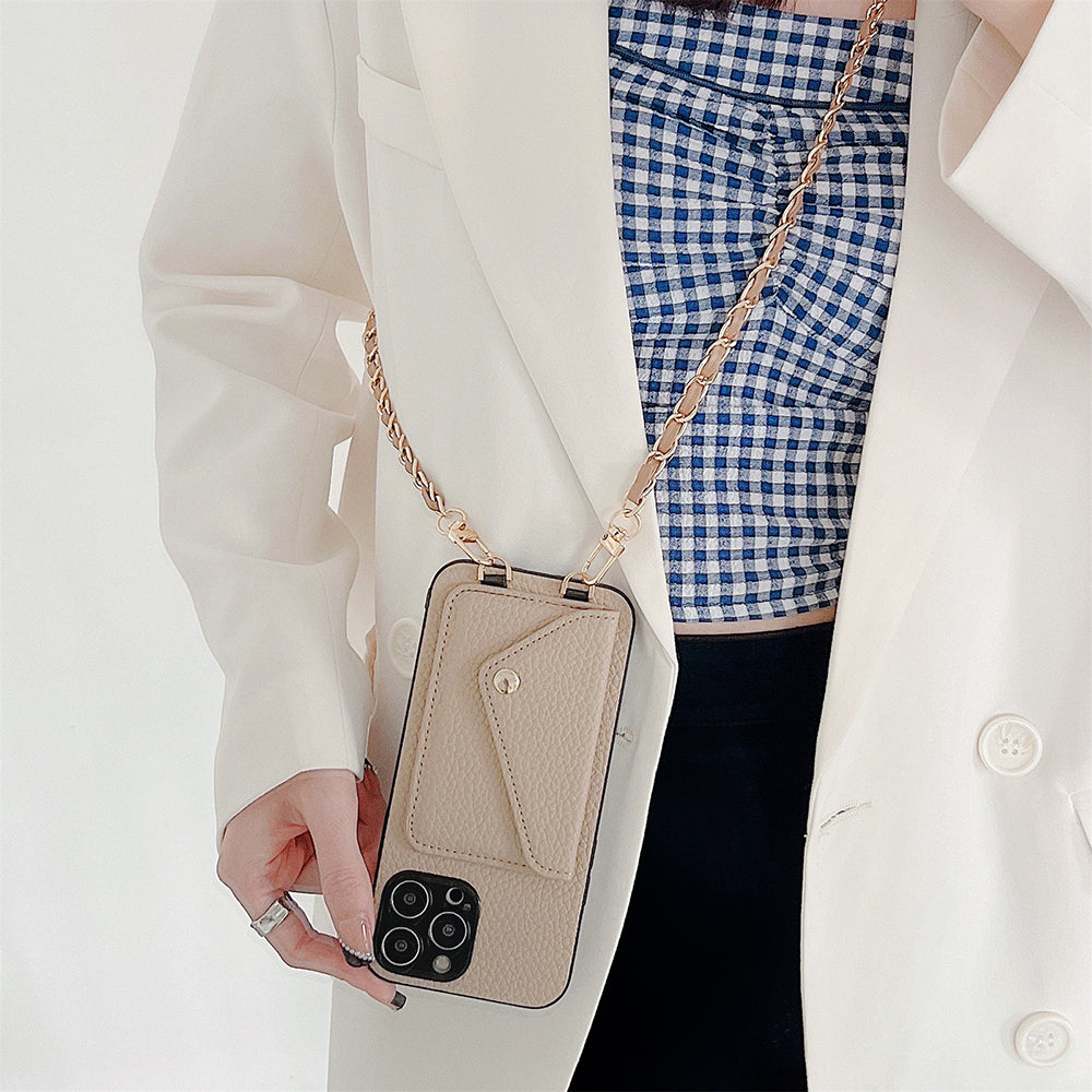 Functional iPhone Wallet Case - Celeste-Brown-iPhone 7-State of Style