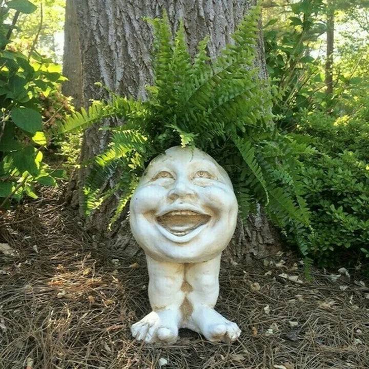 Funny Face Resin Succulent Planter - GigglePot-1-State of Style