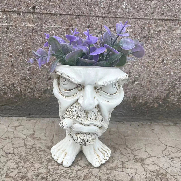 Funny Face Resin Succulent Planter - GigglePot-6-State of Style