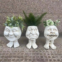 Funny Face Wax Plant Pot - GigglePot-1-State of Style