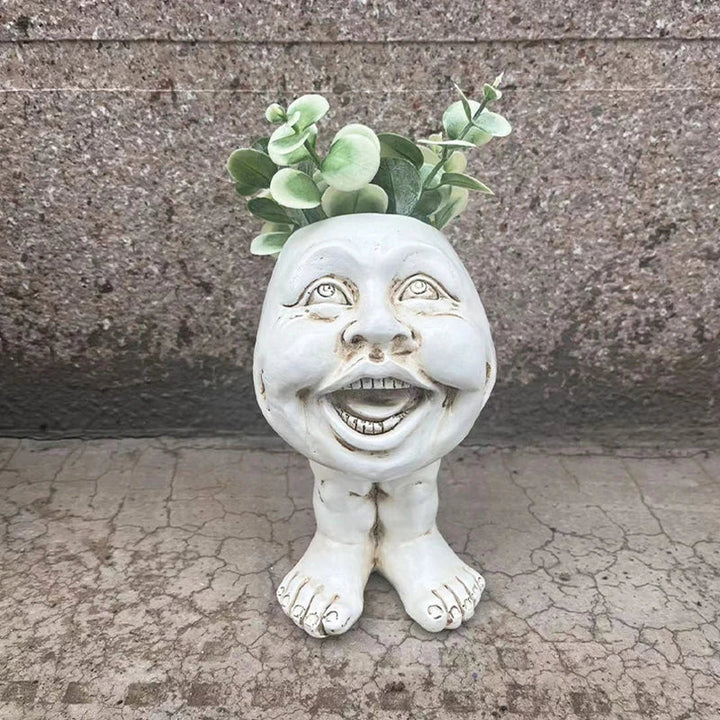 Funny Face Wax Plant Pot - GigglePot-5-State of Style
