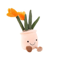 Funny Flower Cuddle - BloomBuddy-Orange Tulip-State of Style